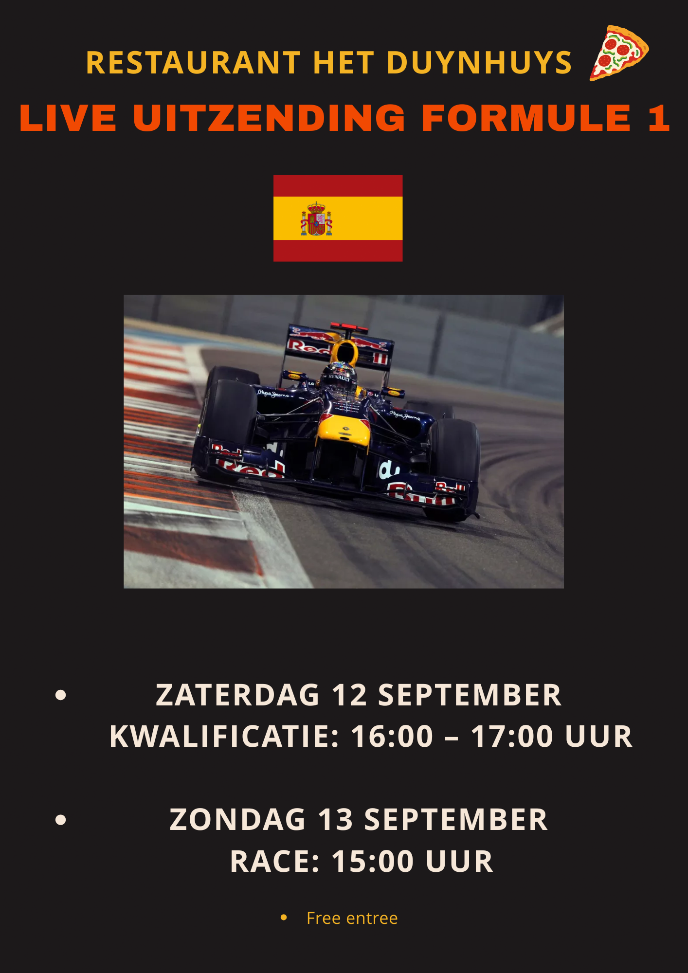 Live uitzending formule 1 Spanje